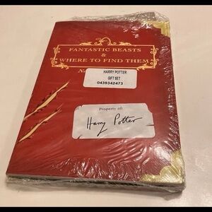 Harry Potter Scholastic Teacher Gift New Old Stock Beasts Quidditch 2 Book Set